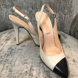 Mercanti Fiorentini | White and Black Heels